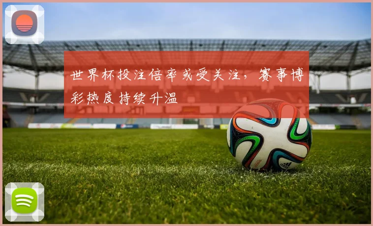 世界杯投注倍率或受关注，赛事博彩热度持续升温
