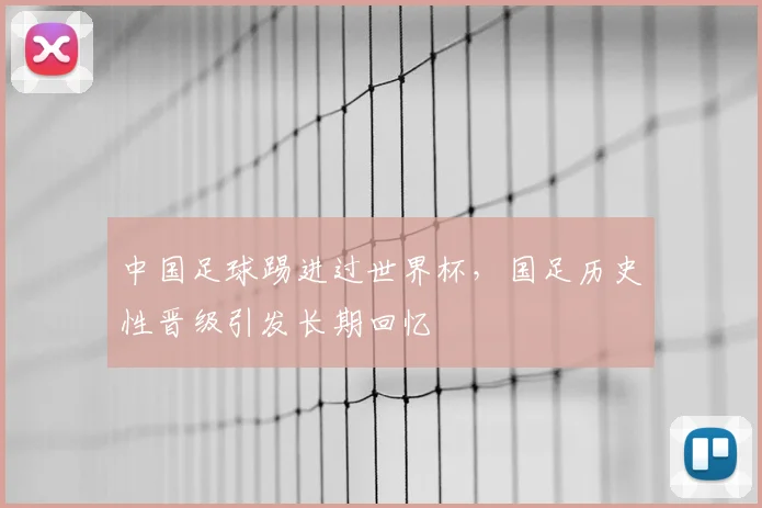 中国足球踢进过世界杯，国足历史性晋级引发长期回忆